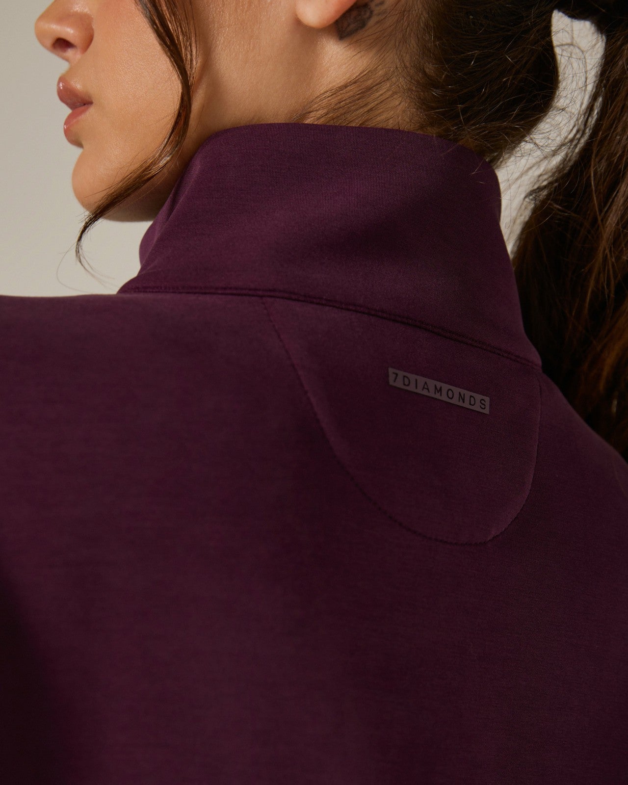 7Diamonds REV™ Crop Quarter-Zip Pullover
