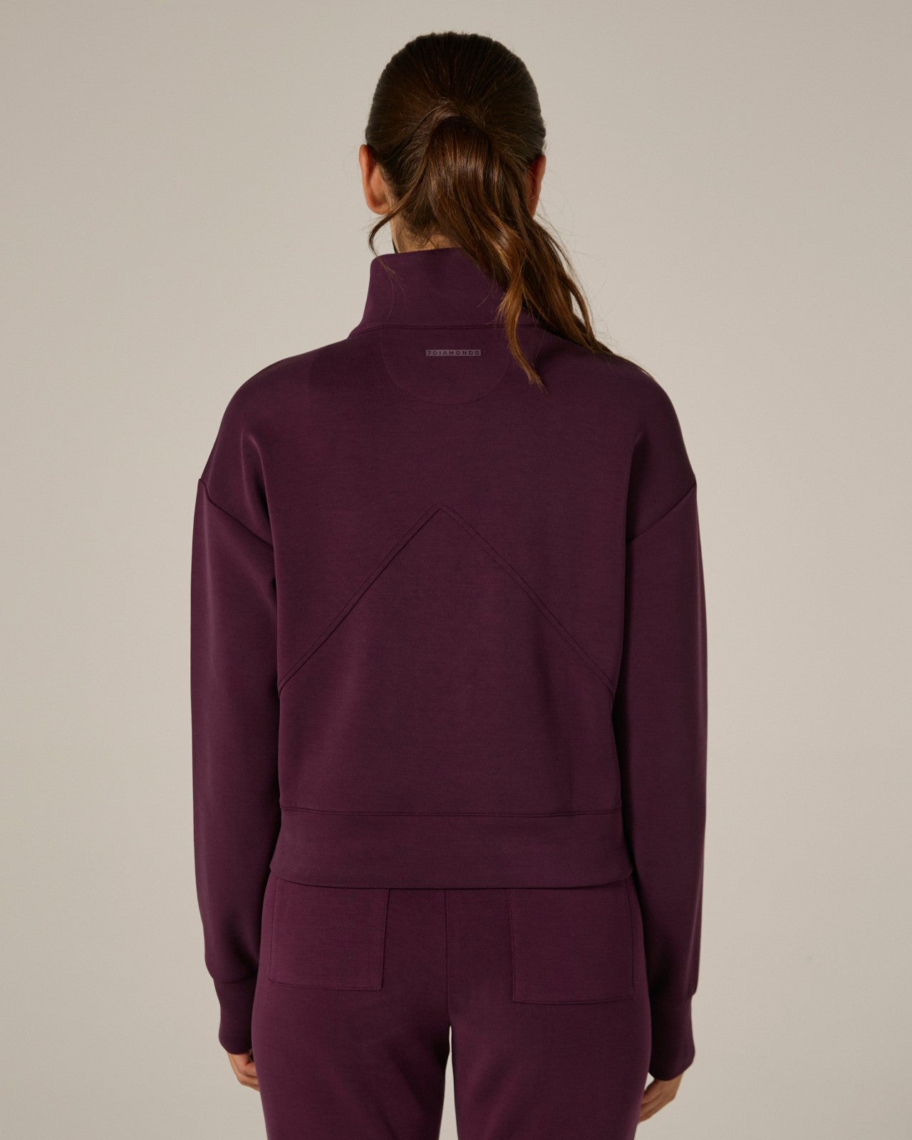 7Diamonds REV™ Crop Quarter-Zip Pullover