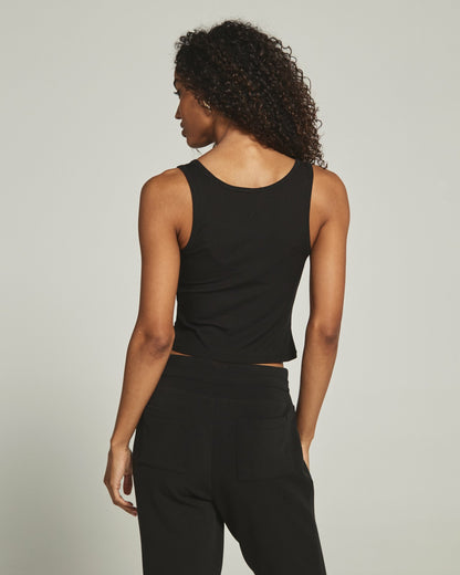 7Diamonds Core Ribbed Crop Tank