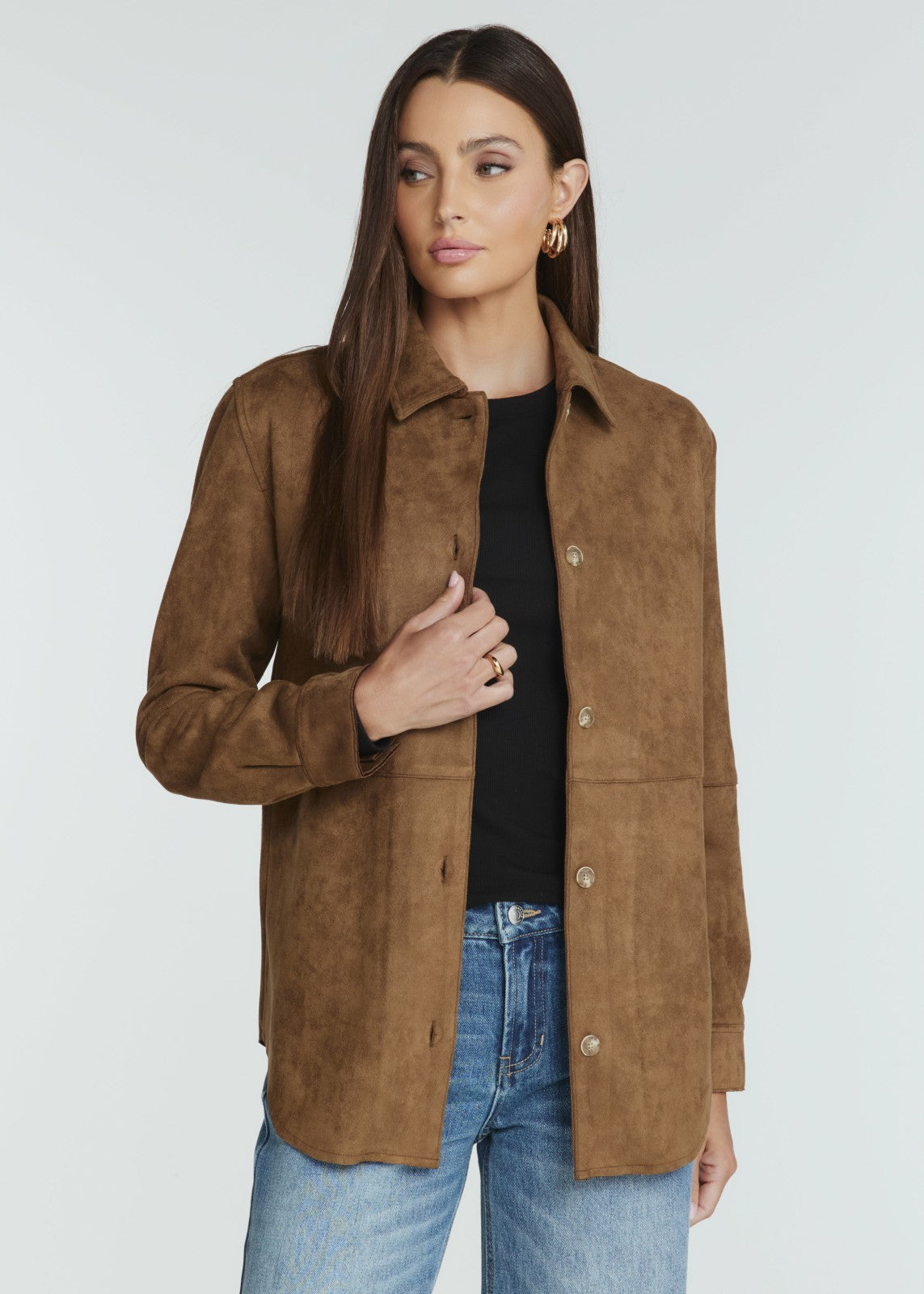 7Diamonds Dion Suede Shirt