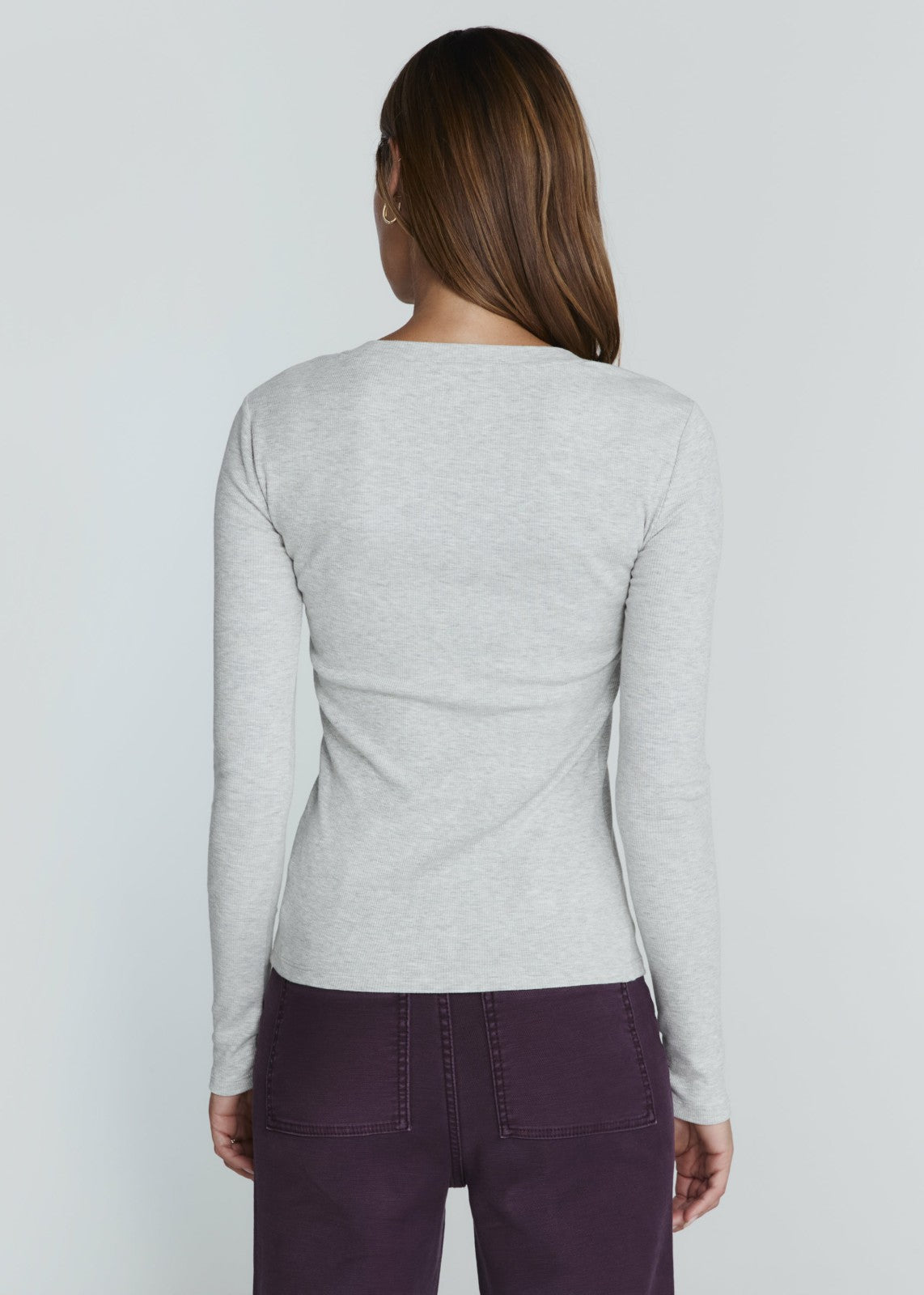 7Diamonds Modal Long Sleeve Ribbed T Shirt