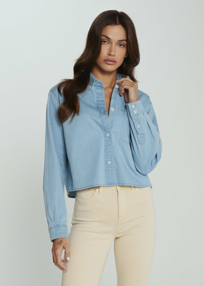 7Diamonds The Maren Cropped Shirt