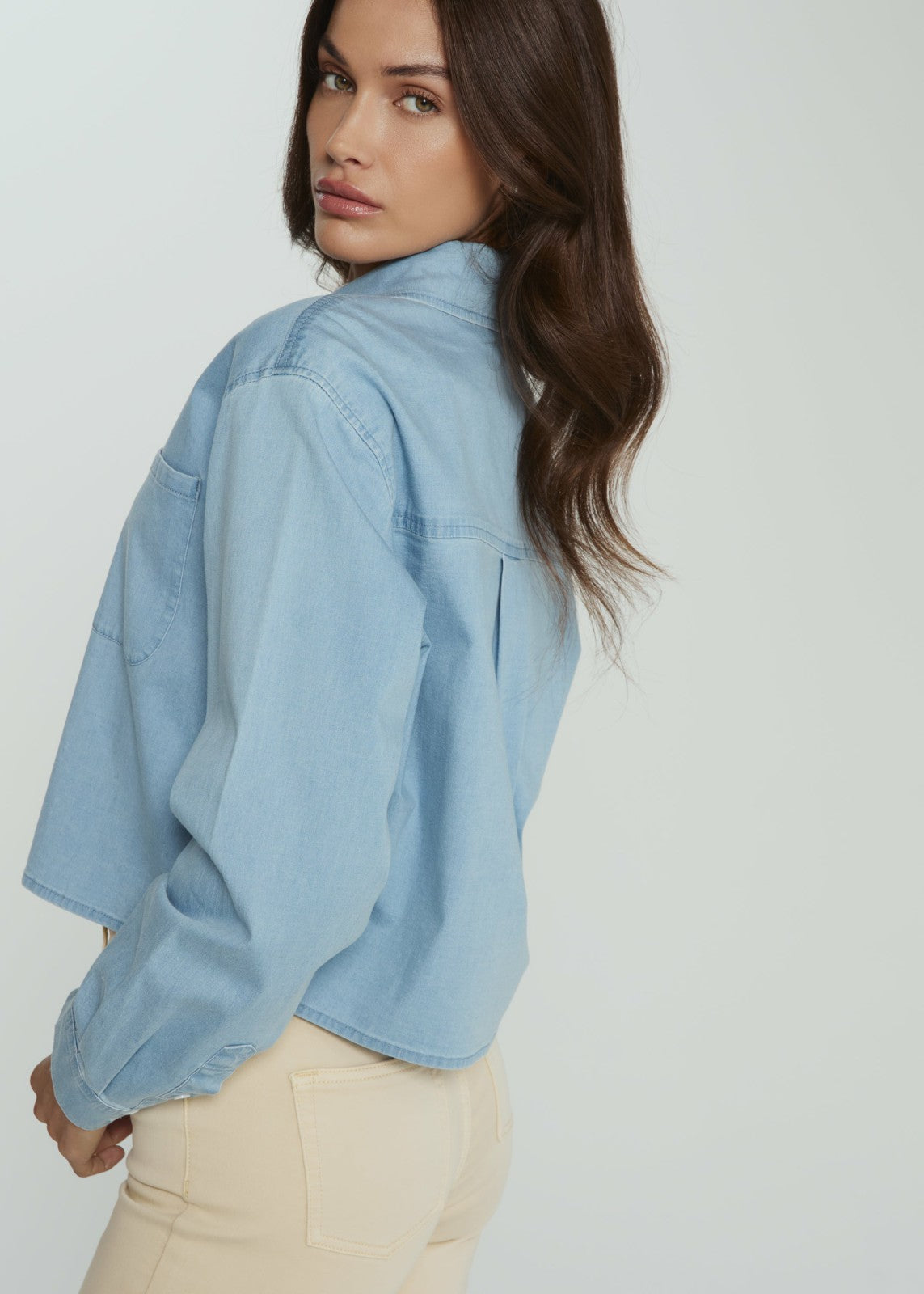 7Diamonds The Maren Cropped Shirt