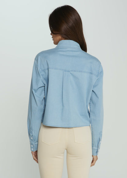 7Diamonds The Maren Cropped Shirt