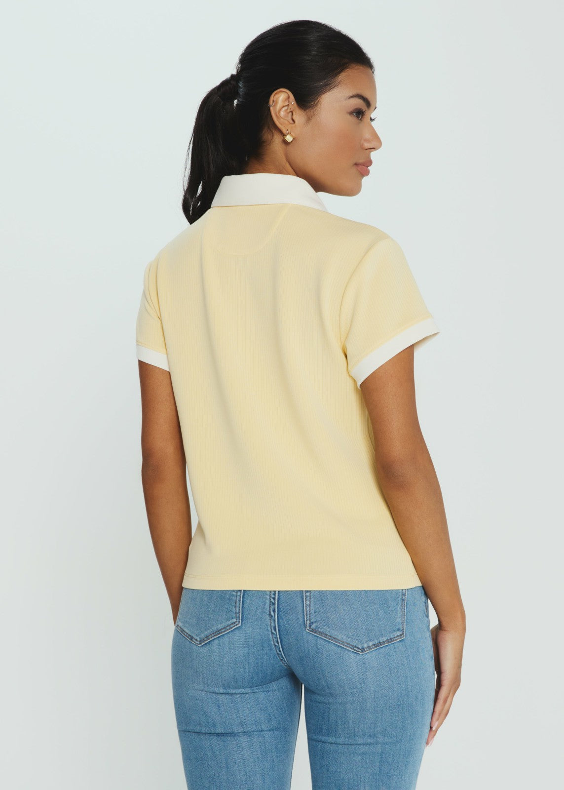 7Diamonds REV Ribbed Contrast Polo