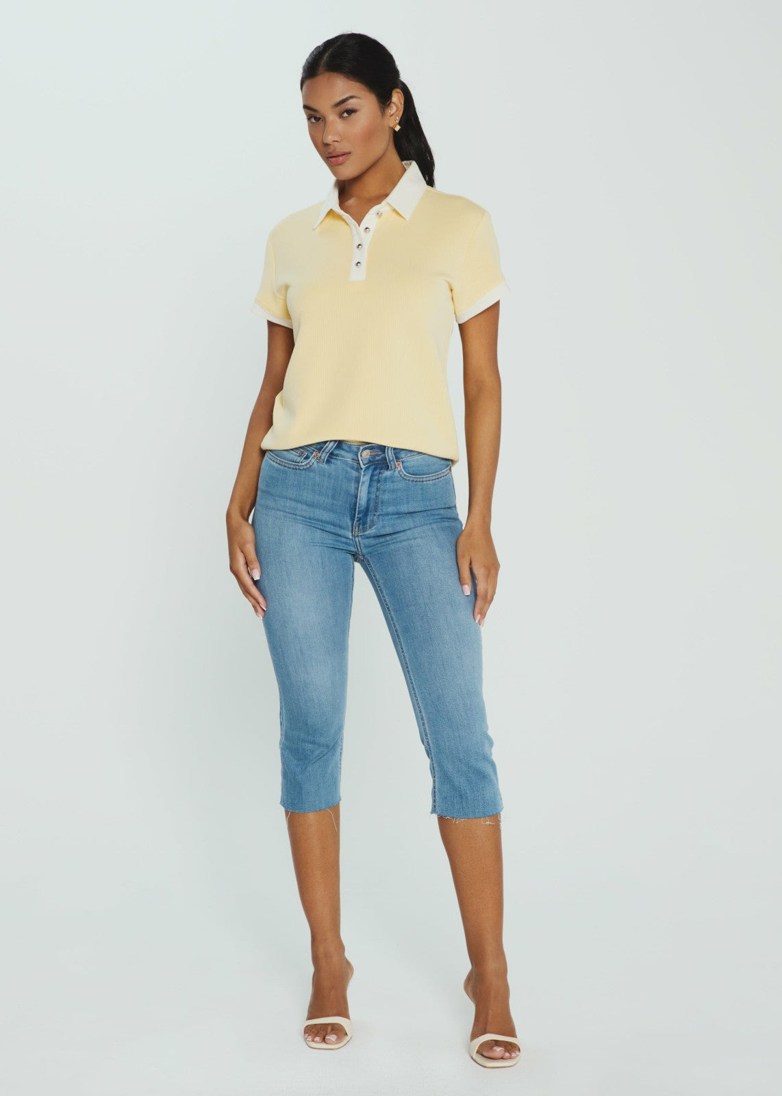 7Diamonds REV Ribbed Contrast Polo