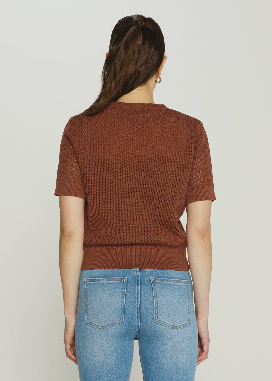 7Diamonds Selene Open Knit Top