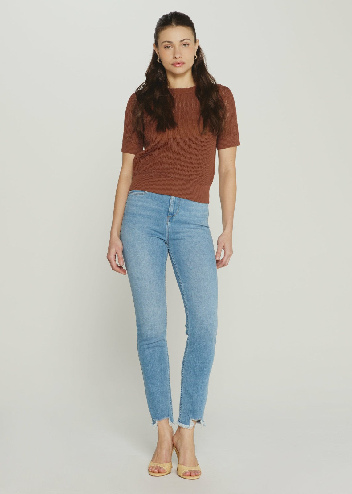 7Diamonds Selene Open Knit Top