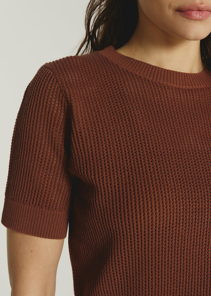 7Diamonds Selene Open Knit Top