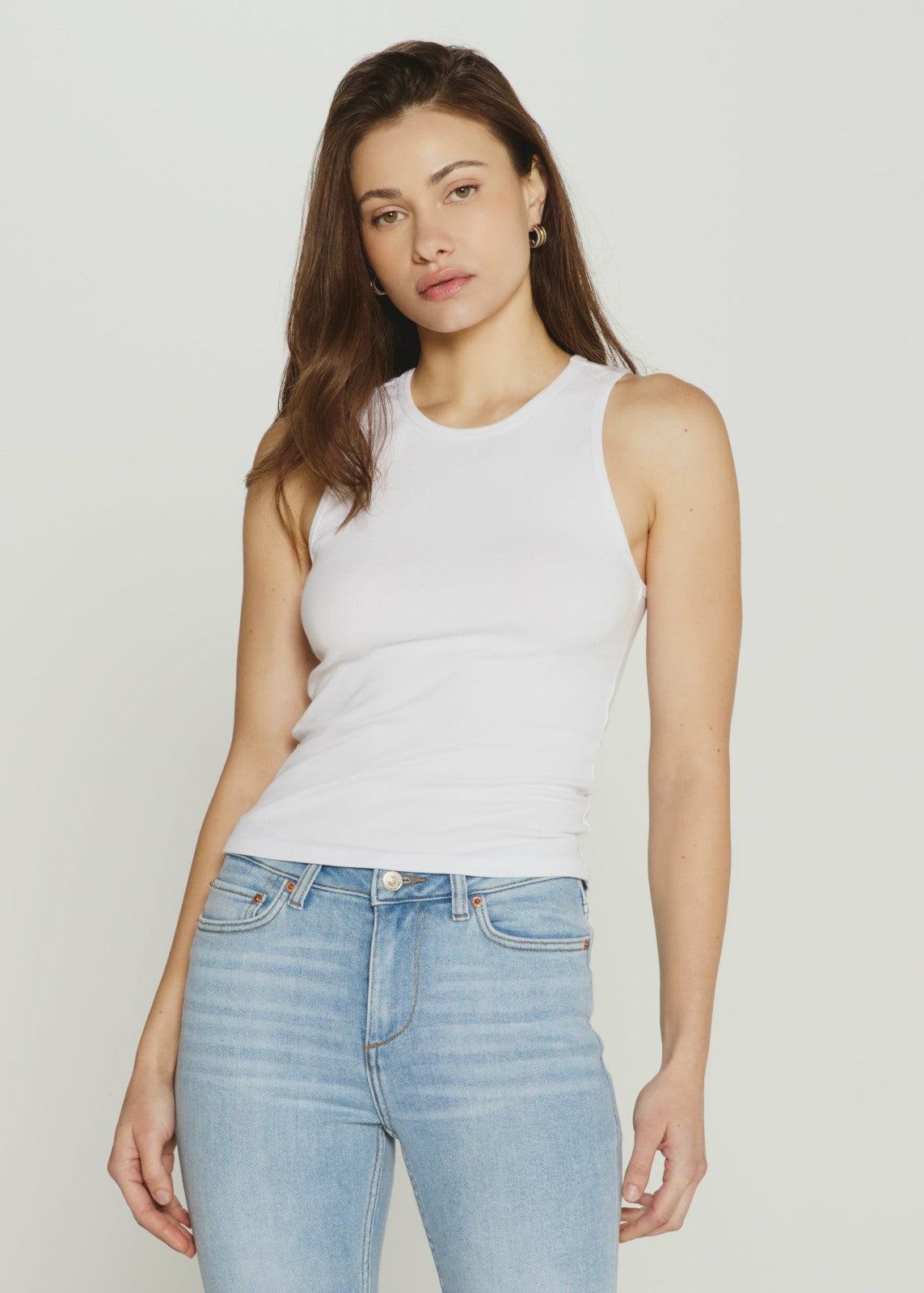 7Diamonds Modal Ribbed Crew Tank