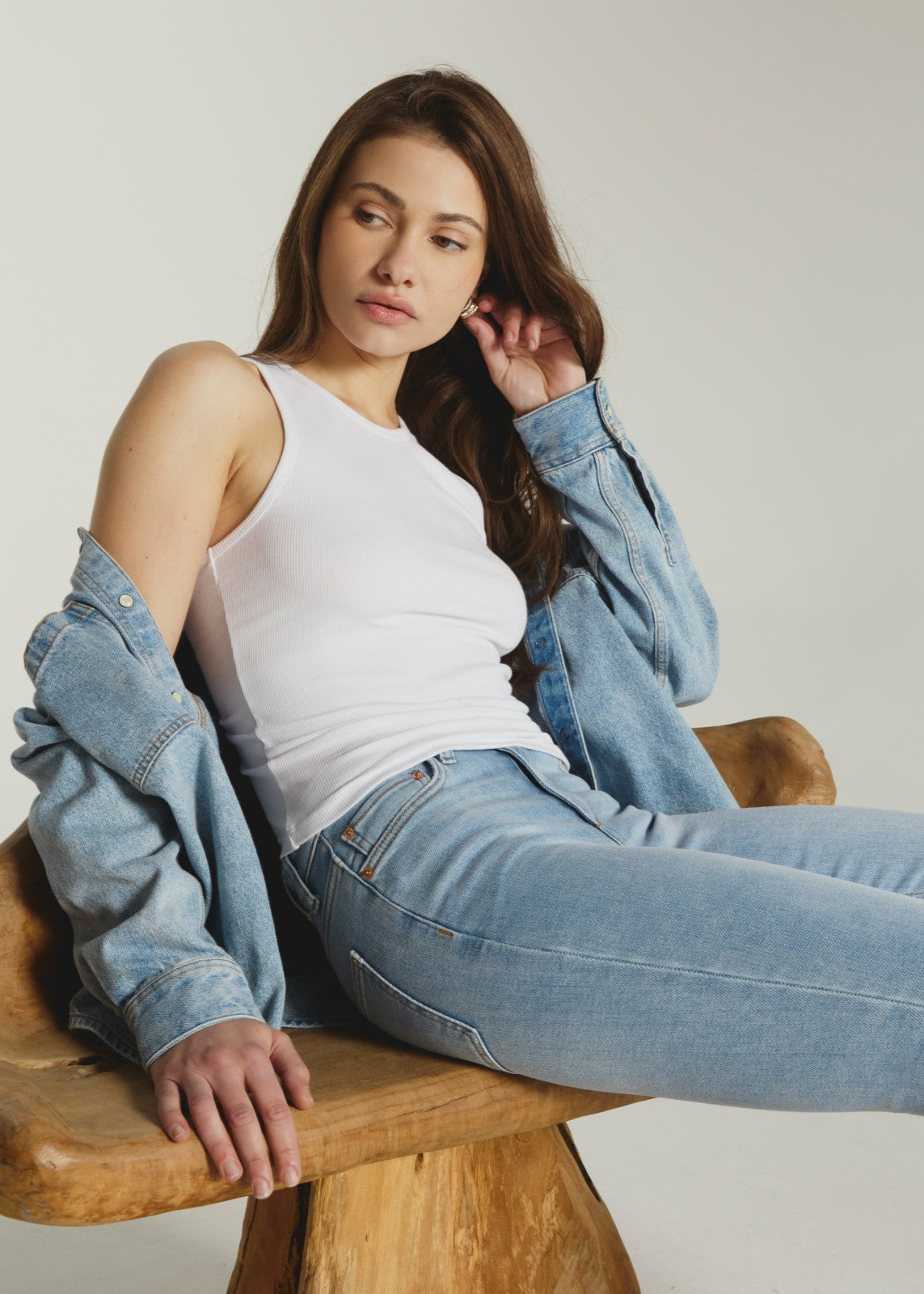 7Diamonds Modal Ribbed Crew Tank