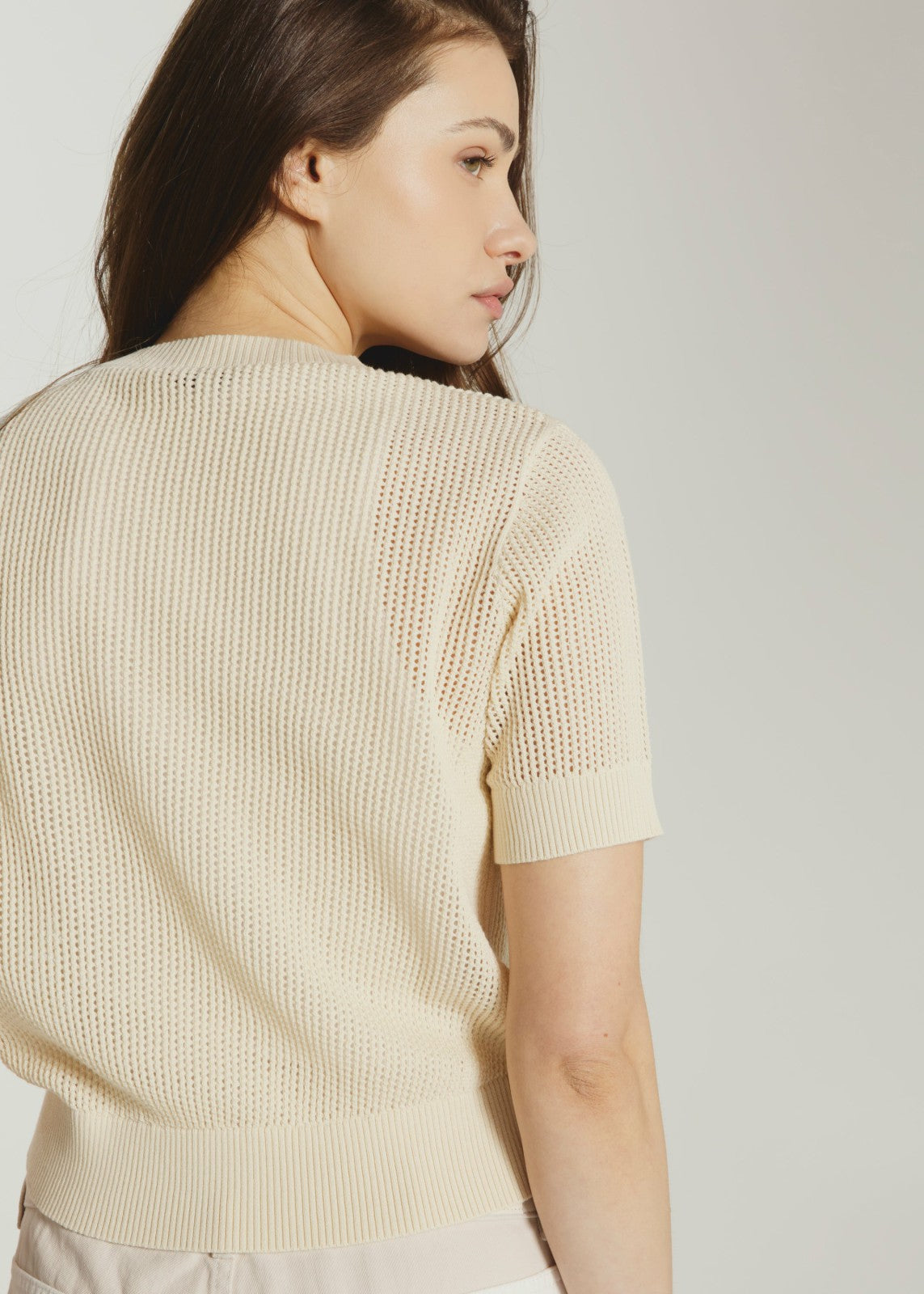 7Diamonds Selene Open Knit Top