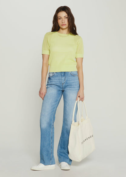 7Diamonds Selene Open Knit Top