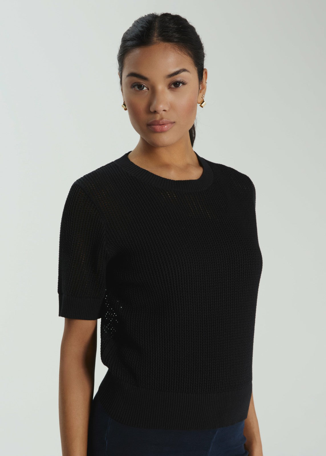 7Diamonds Selene Open Knit Top