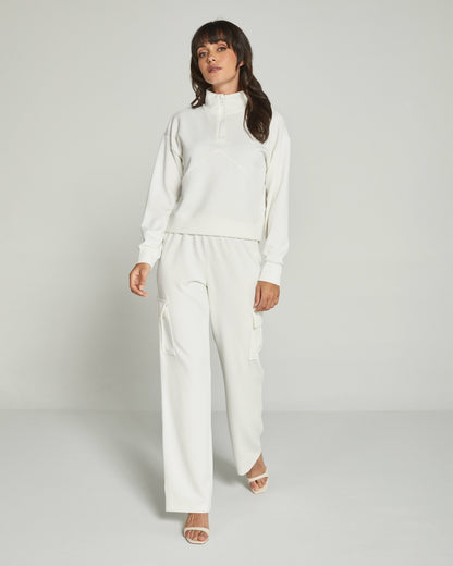 7Diamonds REV™ Crop Quarter-Zip Pullover