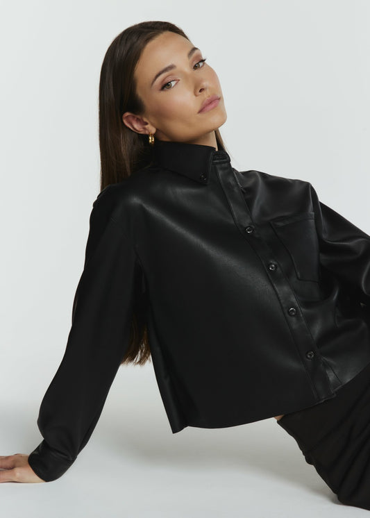 7Diamonds Leni Leather Shirt