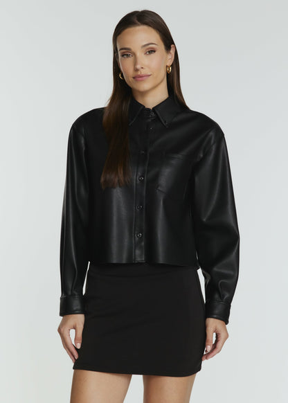 7Diamonds Leni Leather Shirt
