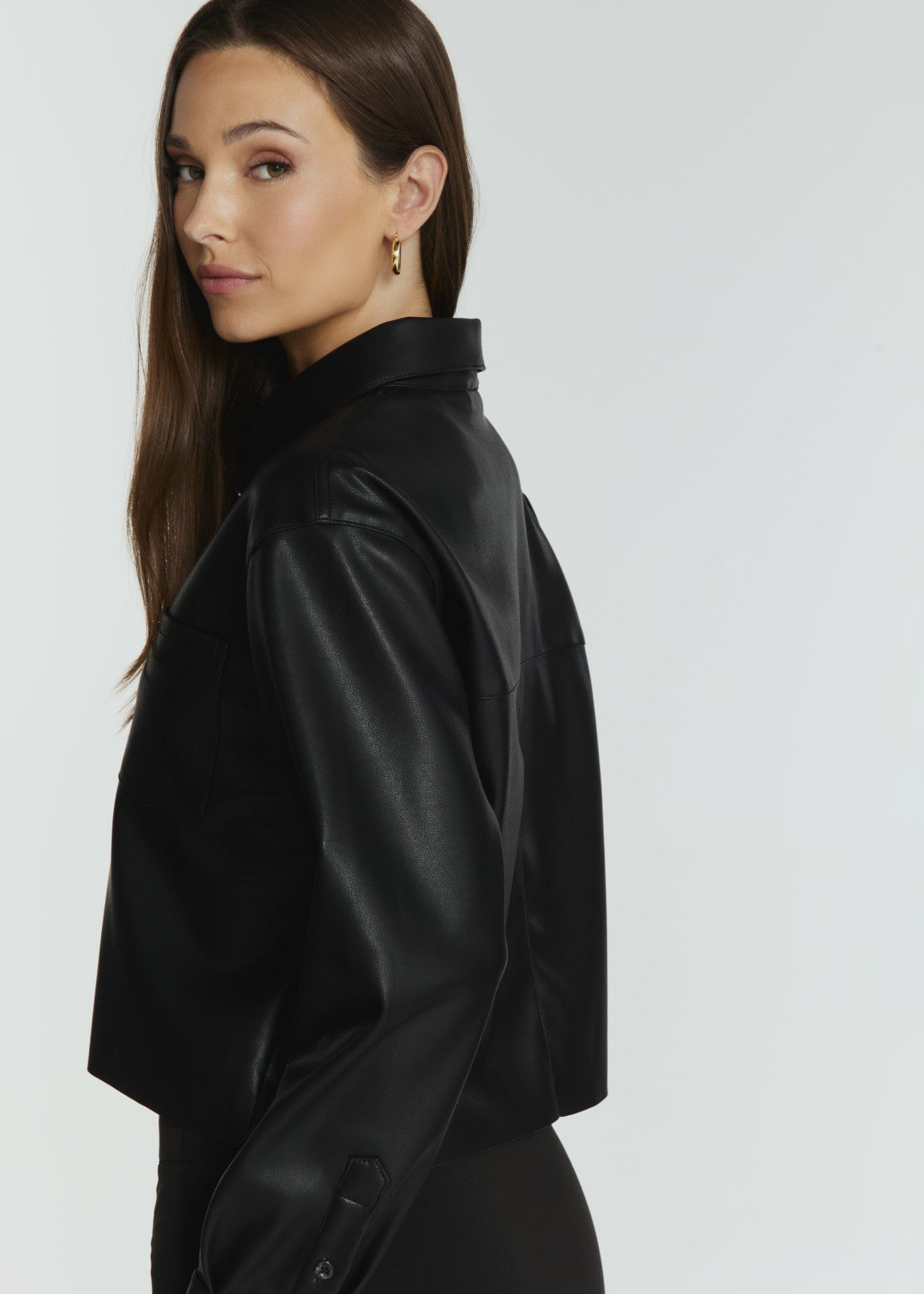 7Diamonds Leni Leather Shirt