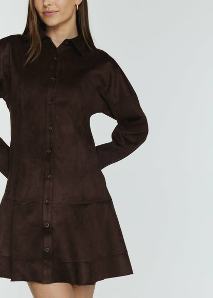 7Diamonds Arden Suede Dress