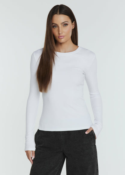 7Diamonds Modal Long Sleeve Ribbed T-Shirt