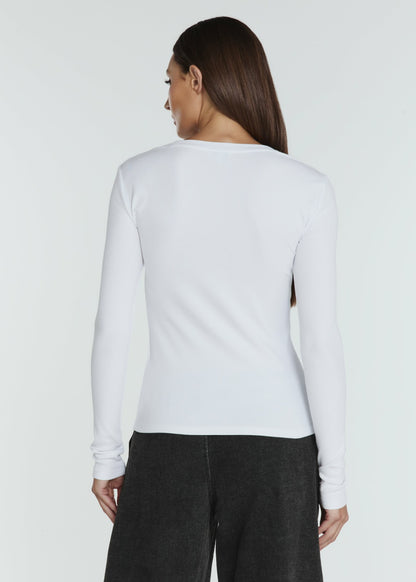 7Diamonds Modal Long Sleeve Ribbed T-Shirt