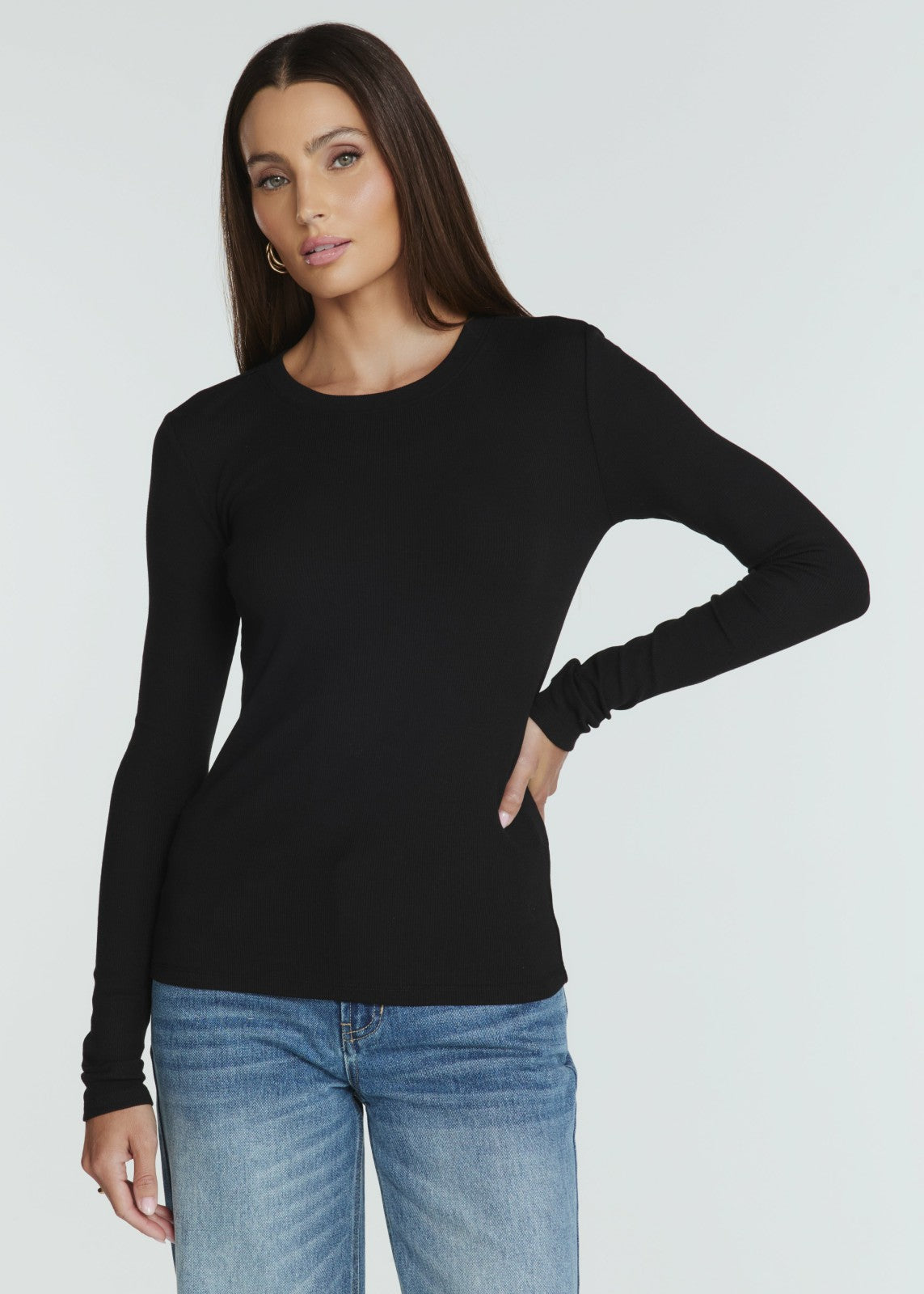 7Diamonds Modal Long Sleeve Ribbed T-Shirt