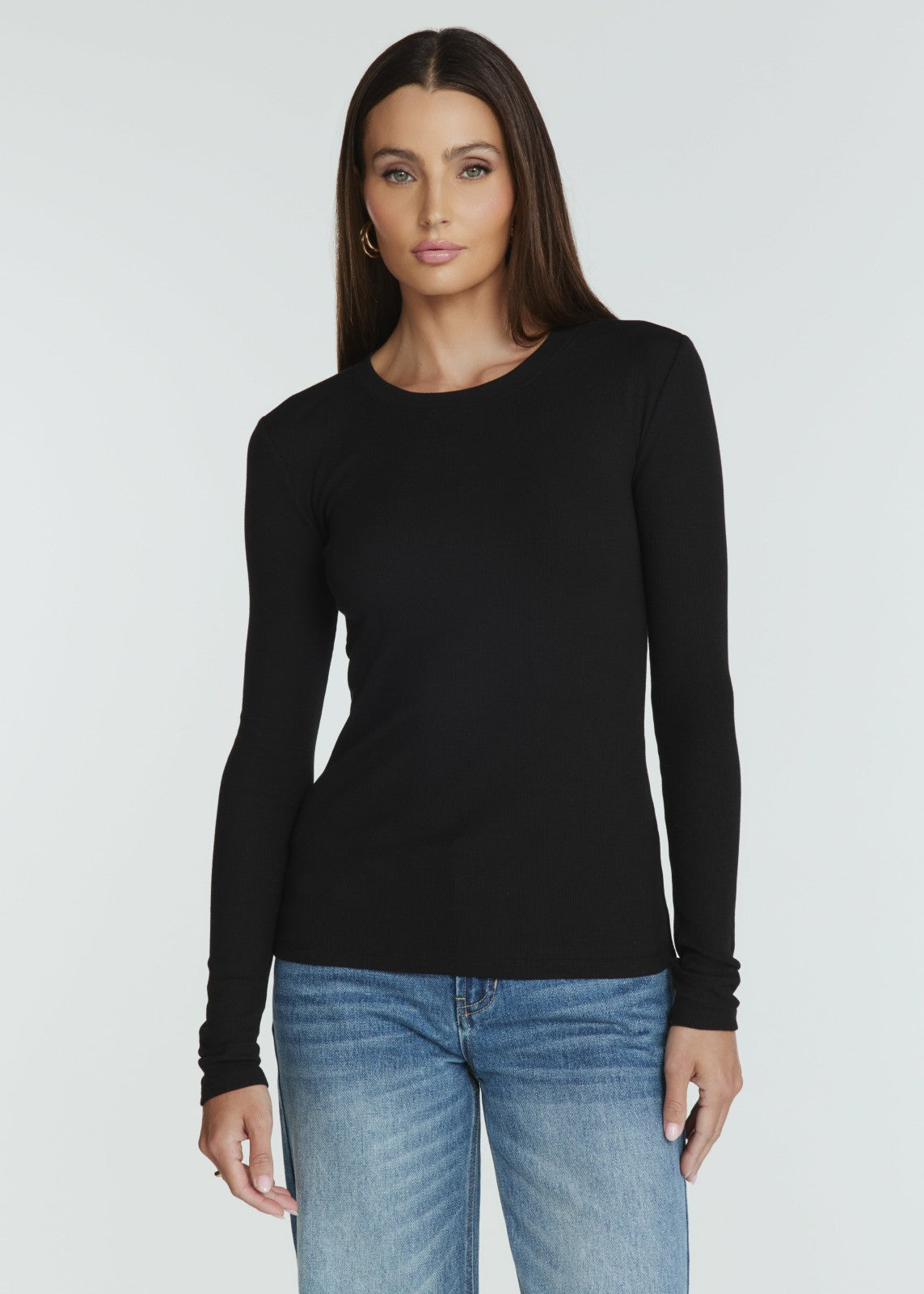 7Diamonds Modal Long Sleeve Ribbed T-Shirt