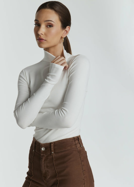 7Diamonds Modal Long Sleeve High Neck T-Shirt