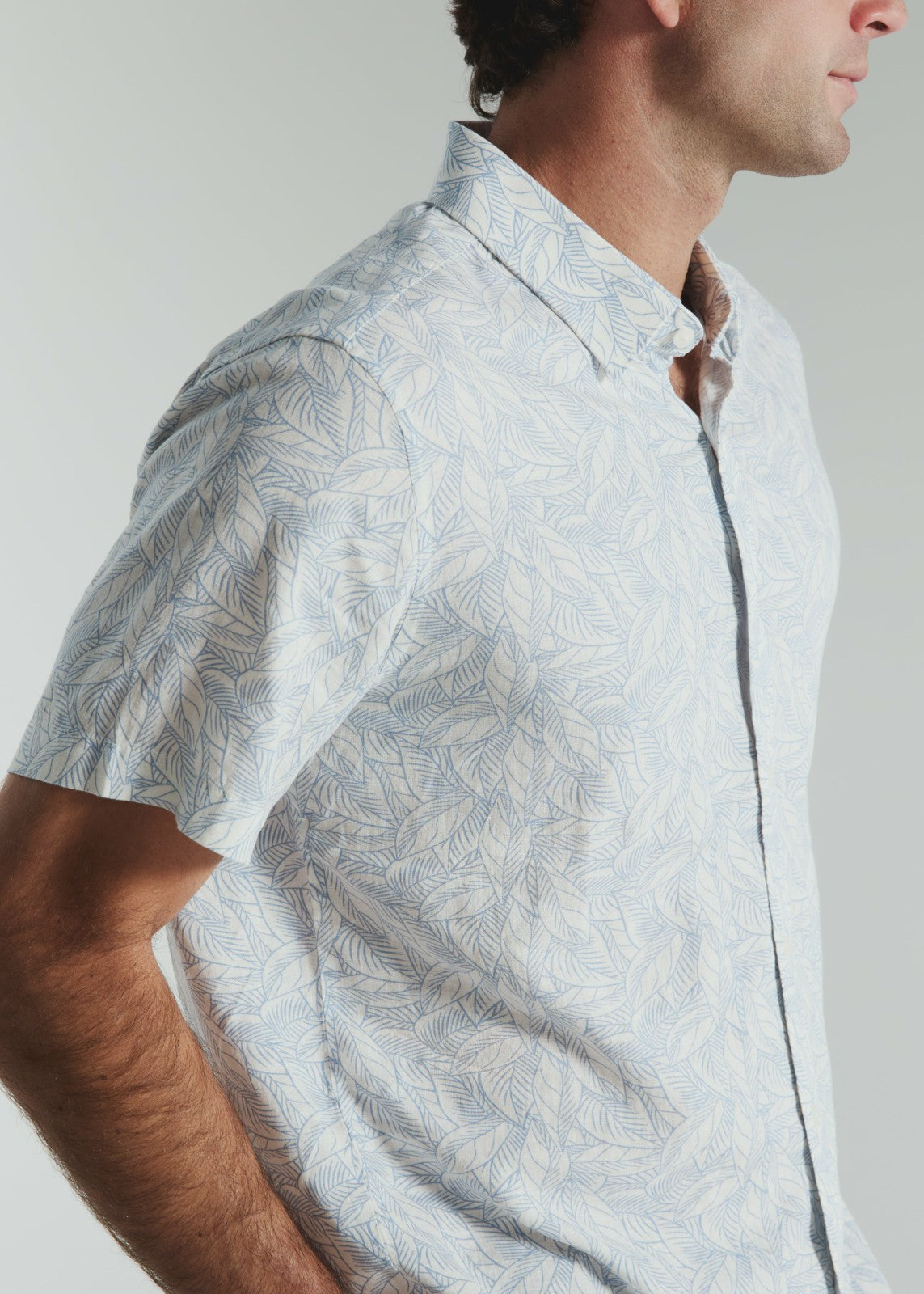 7Diamonds Oasis Linen Botanical Shirt