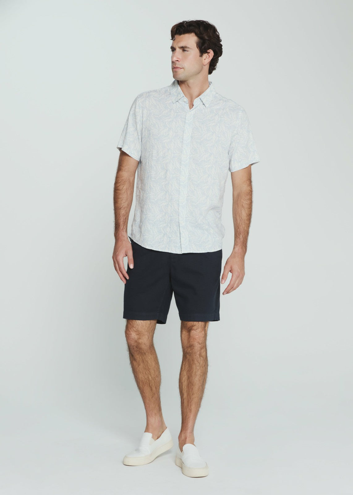7Diamonds Oasis Linen Botanical Shirt