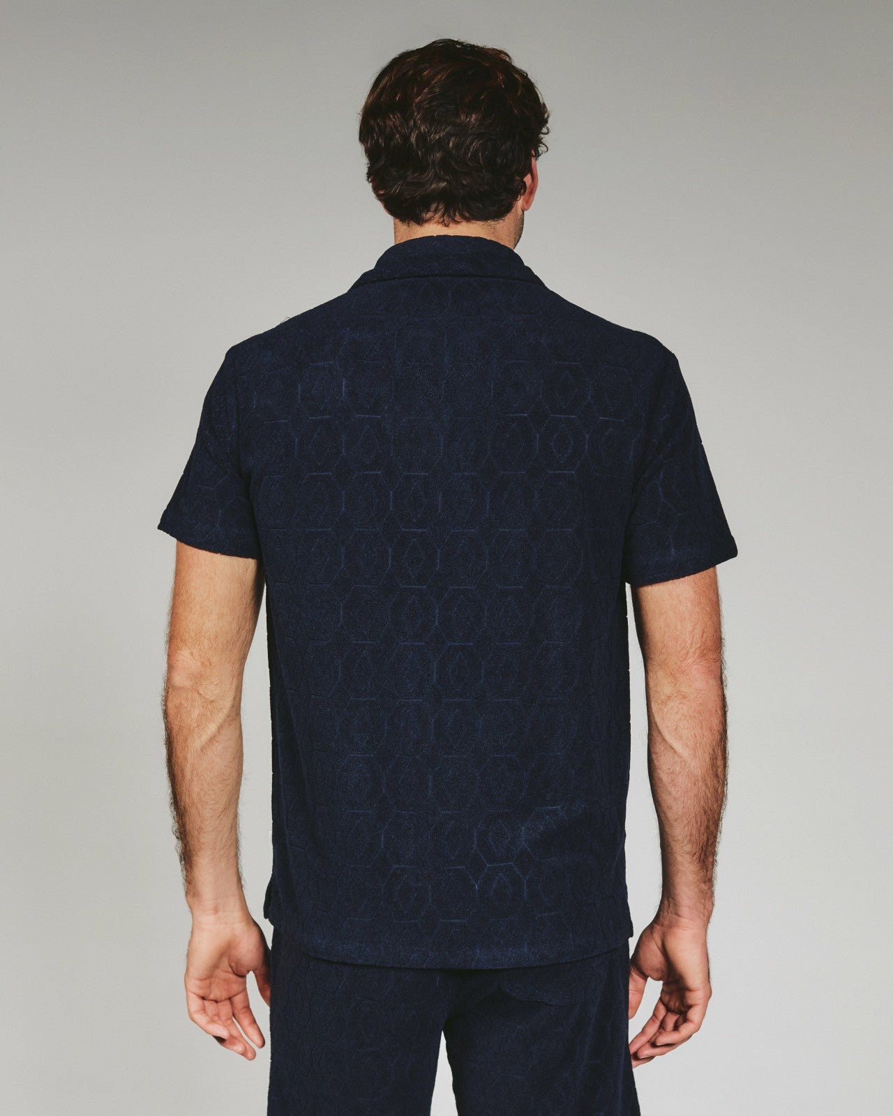 7Diamonds Ponce Terry Cloth Camp Shirt