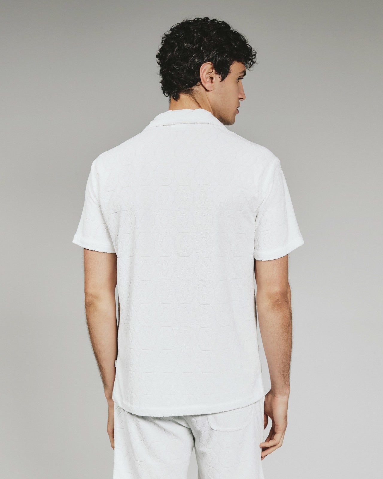 7Diamonds Ponce Terry Cloth Camp Shirt
