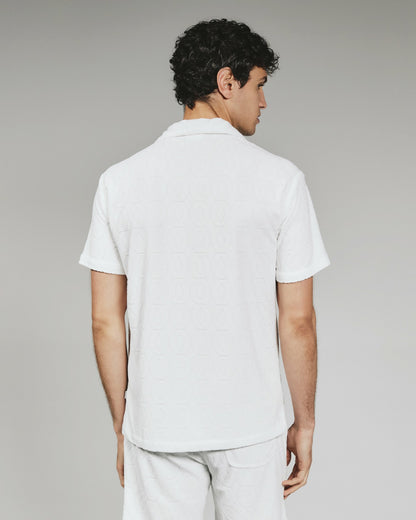 7Diamonds Ponce Terry Cloth Camp Shirt