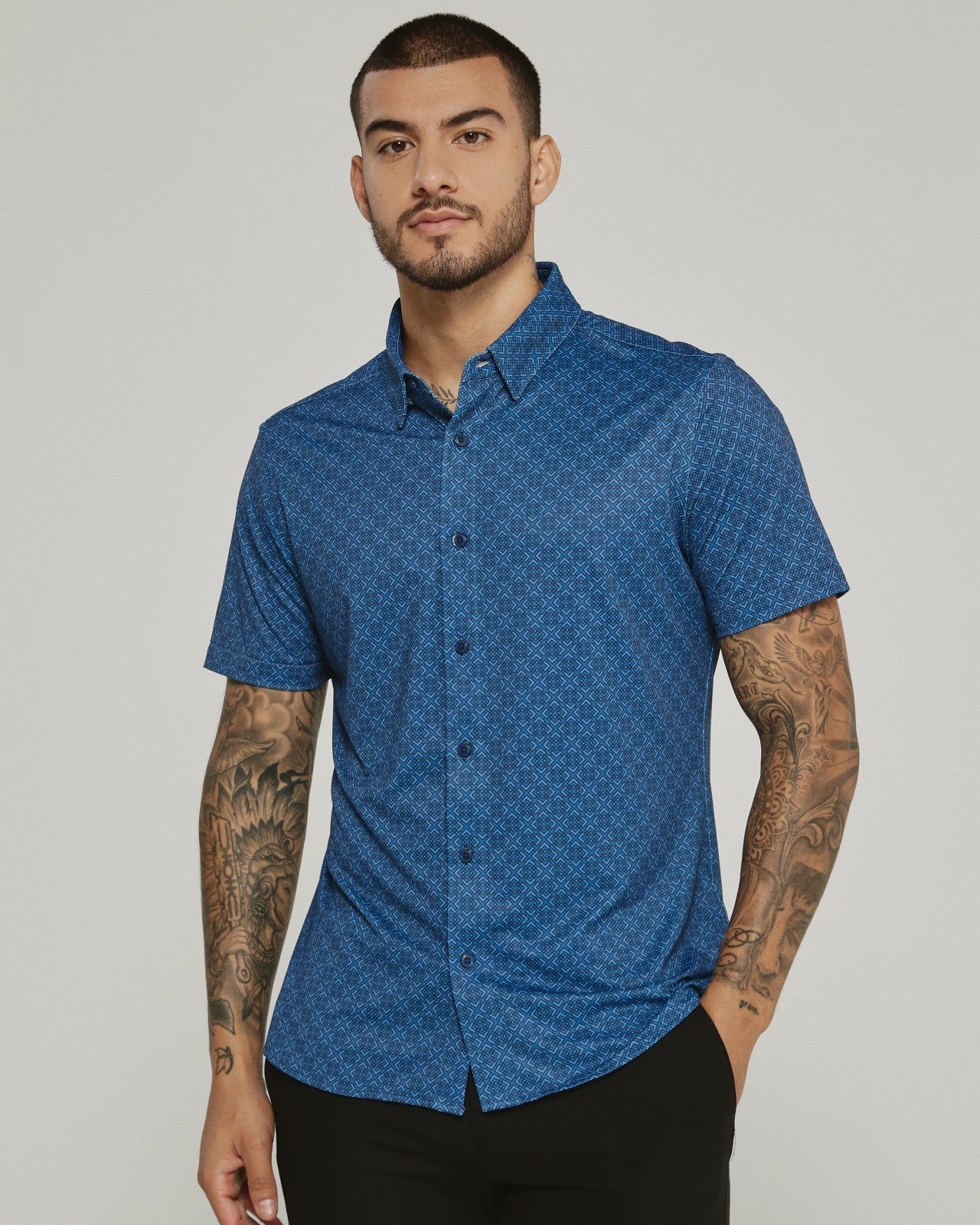 7Diamonds Sorren Short Sleeve Shirt