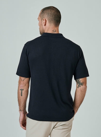 7Diamonds Venice Button Down Knit Polo