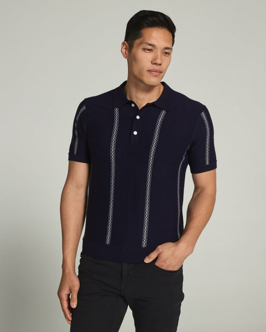 7Diamonds Reagan Knit Polo