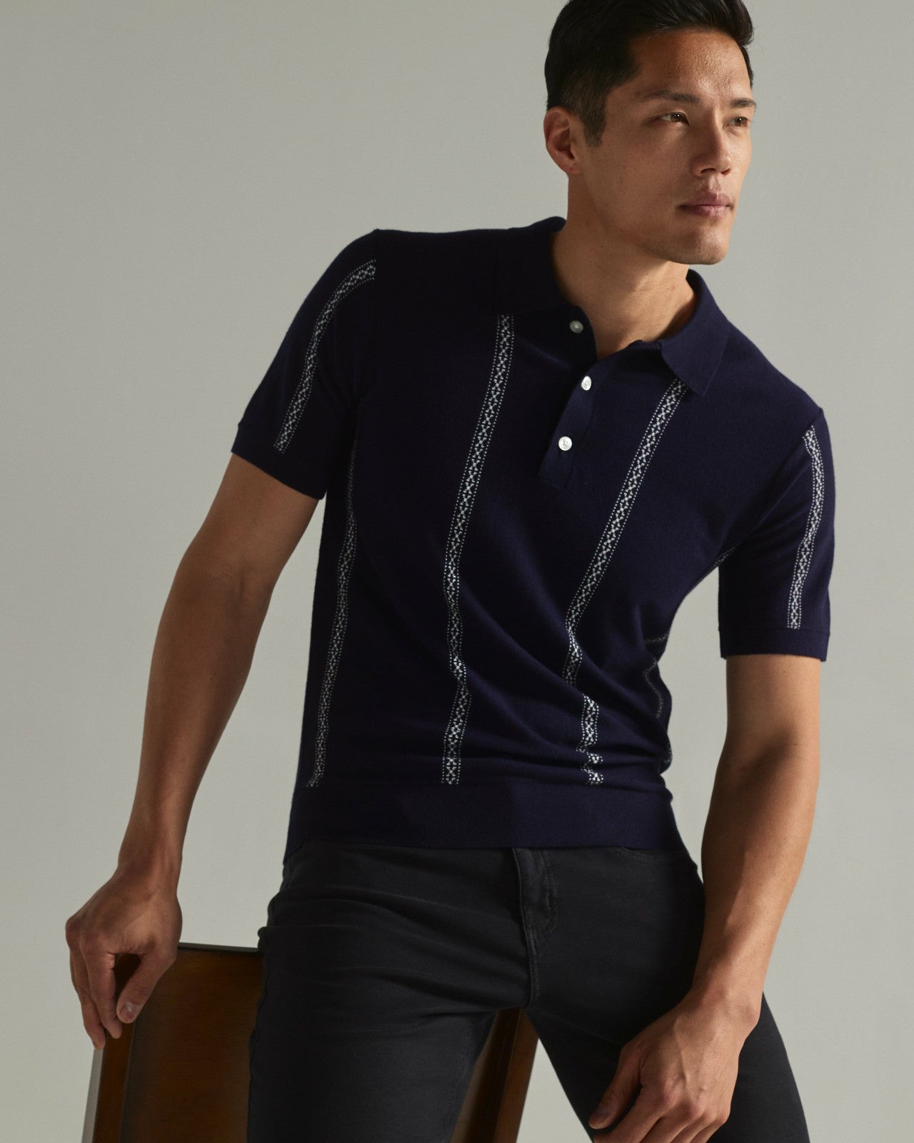 7Diamonds Reagan Knit Polo