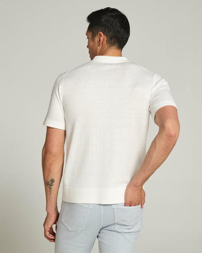 7Diamonds Haiden Button Up Knit Polo