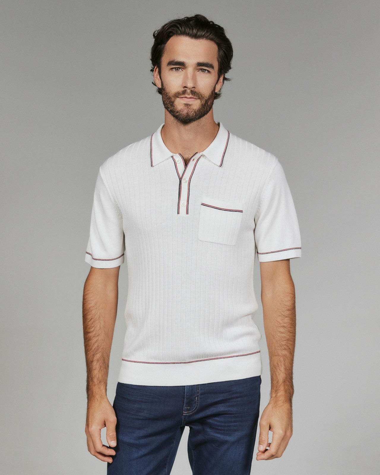7Diamonds Venice Knit Polo