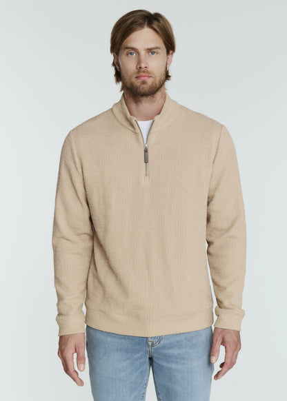 7Diamonds Monterey Textured Quarter Zip Pullover