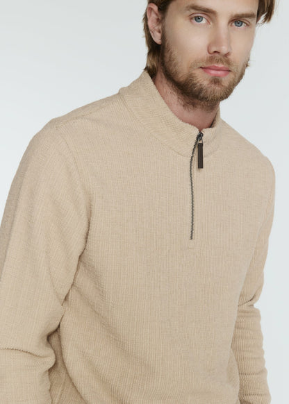 7Diamonds Monterey Textured Quarter Zip Pullover
