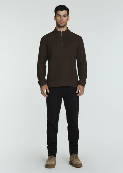 7Diamonds Monterey Textured Quarter Zip Pullover