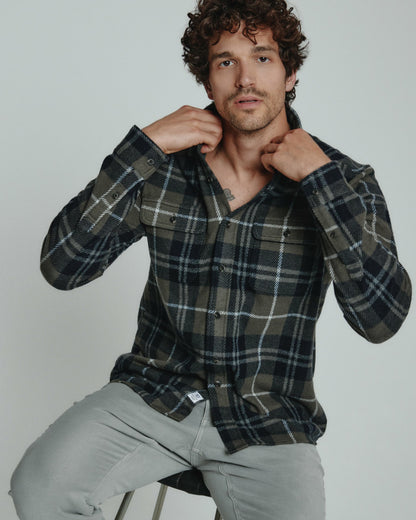 7Diamonds Generation Plaid Long Sleeve Shirt
