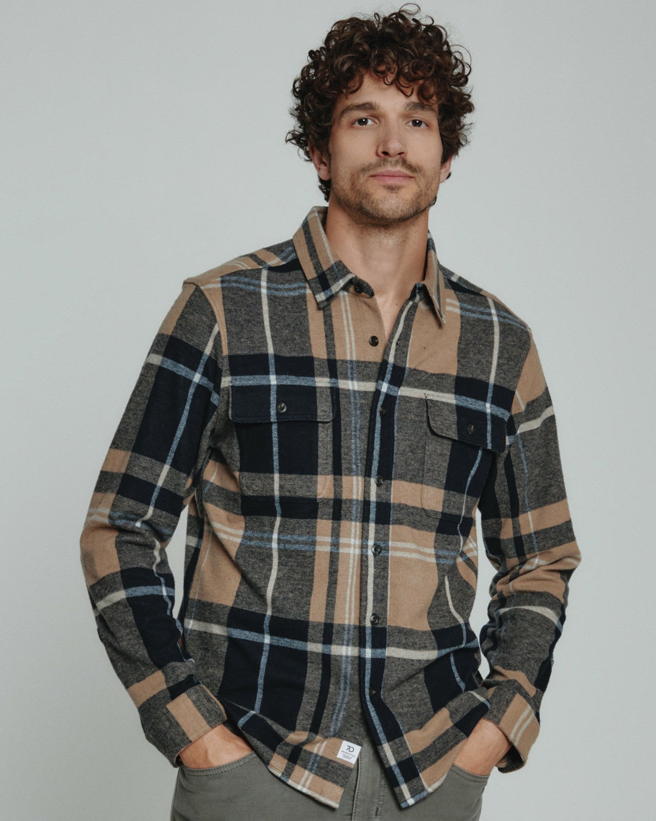 7Diamonds Generation Plaid Long Sleeve Shirt