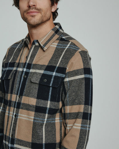 7Diamonds Generation Plaid Long Sleeve Shirt