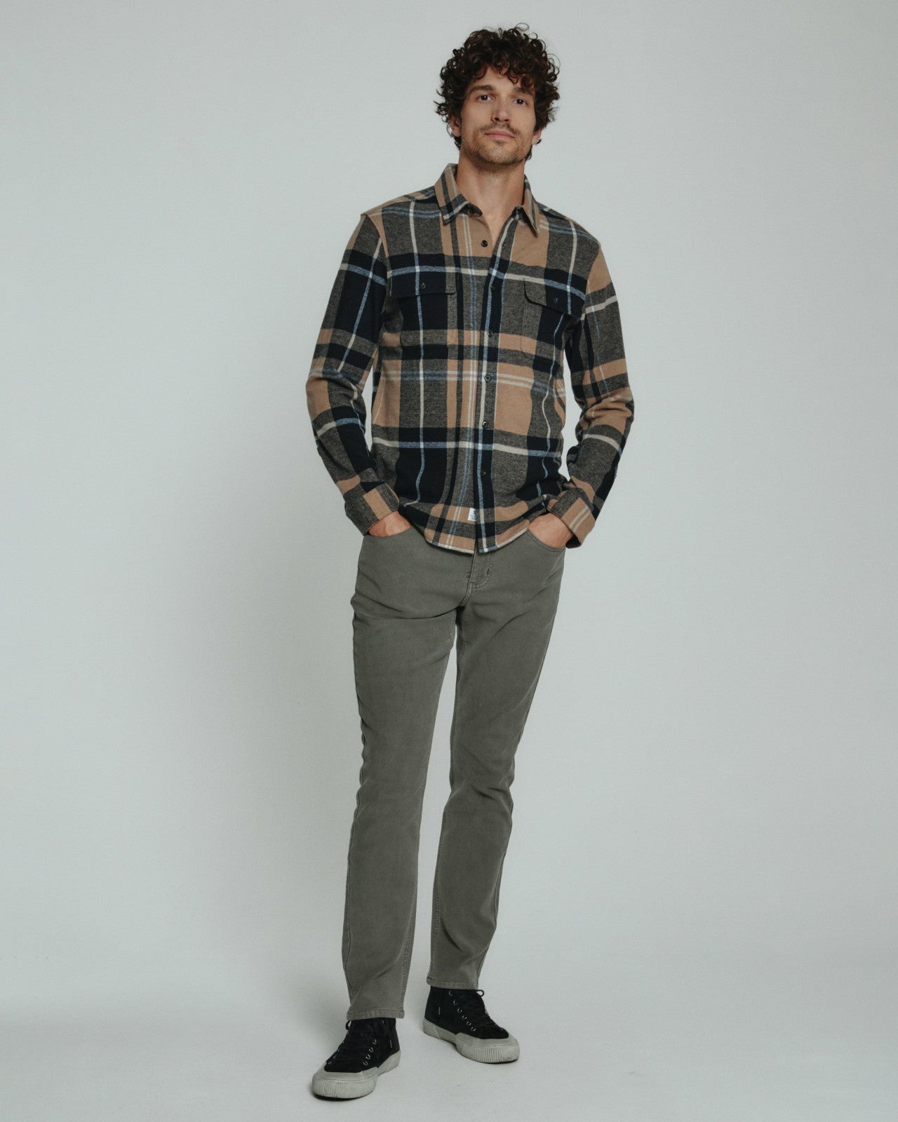 7Diamonds Generation Plaid Long Sleeve Shirt