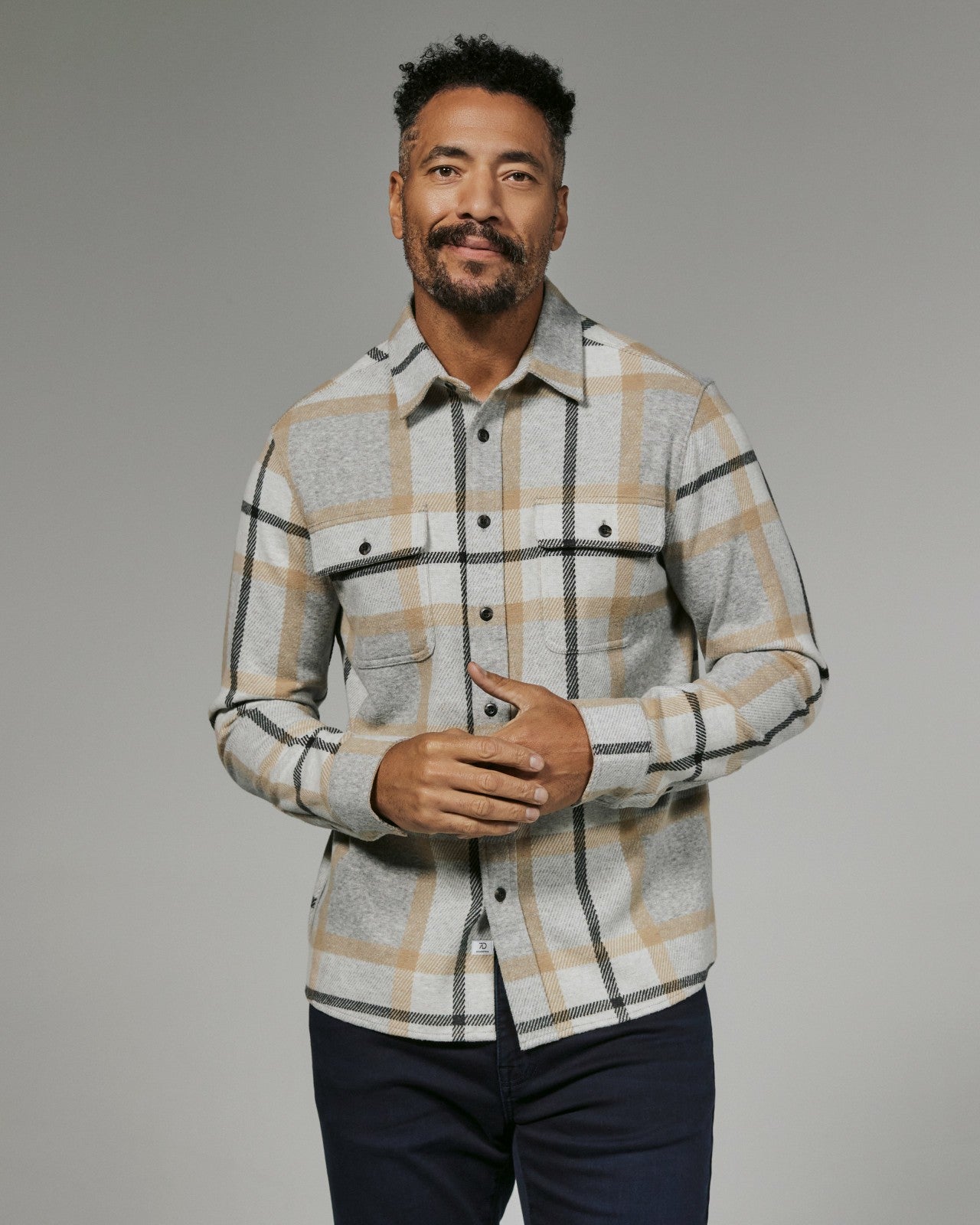 7Diamonds Generation Plaid Long Sleeve Shirt