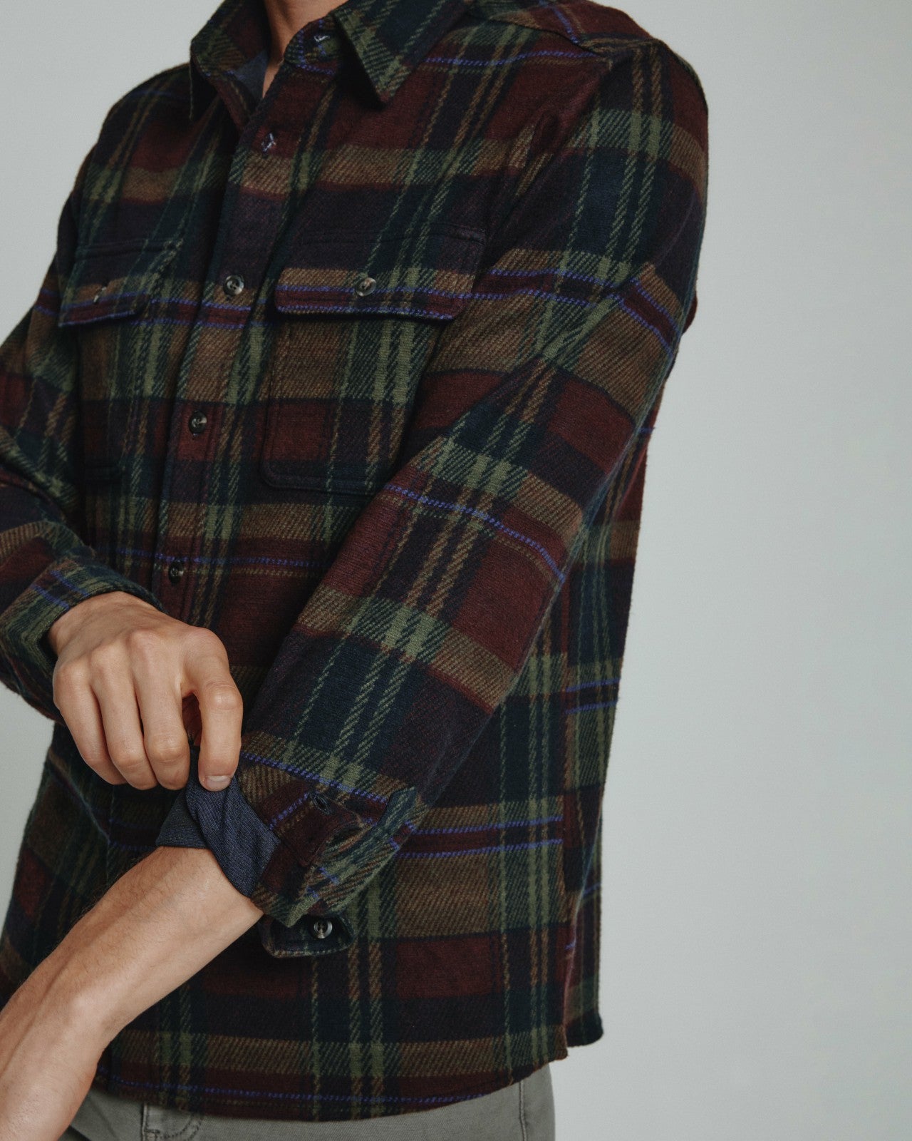 7Diamonds Generation Plaid Long Sleeve Shirt