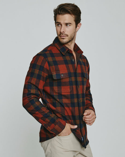 7Diamonds Generation Plaid Long Sleeve Shirt