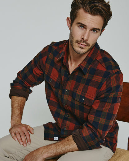 7Diamonds Generation Plaid Long Sleeve Shirt